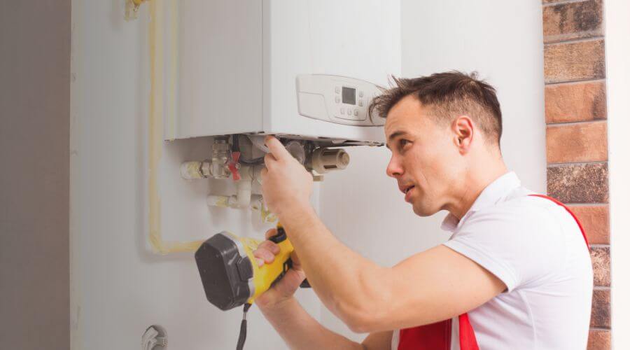 Local tankless water heater installation in Heyworth, IL